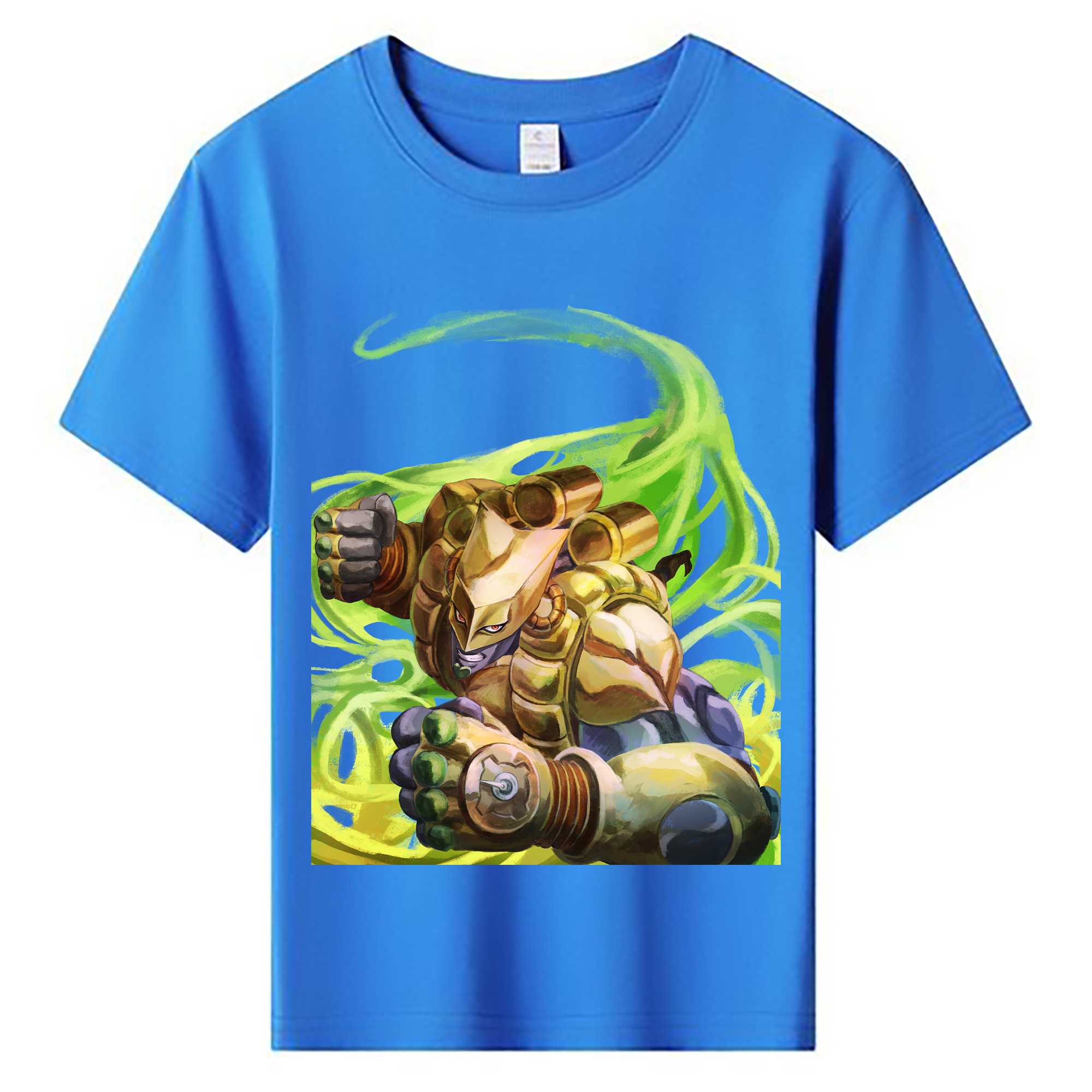 （画像用） ジョジョの奇妙な冒険 ディオ?ブランドー JoJo's Bizarre Adventure Dio Brando 綿100％キッズTシャツ（フロントプリント）